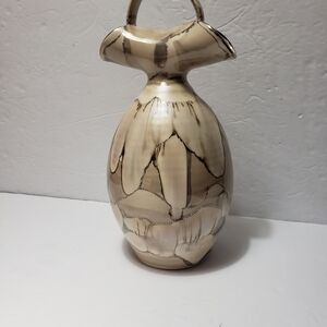 Vintage BRUCE FAIRMAN Pottery Studio Art Iridescent Large Vase